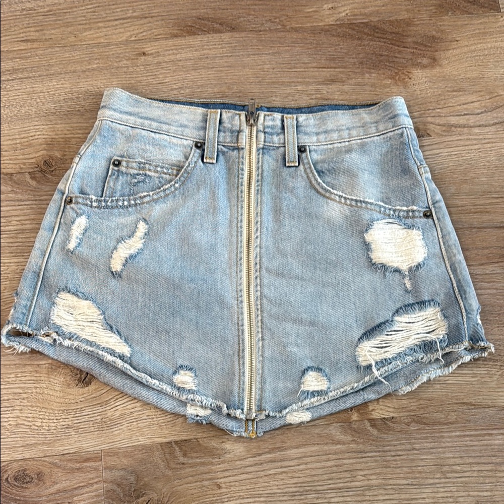 Carmar denim skirt